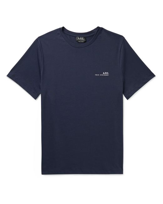 A.P.C. . Item Logo-Print Cotton-Jersey T-Shirt