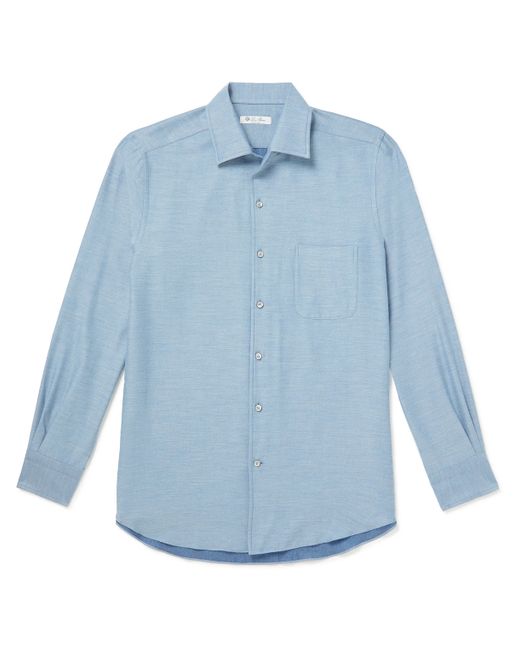 Loro Piana André Cotton and Cashmere-Blend Twill Shirt