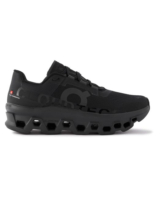 On Cloudmonster Rubber-Trimmed Mesh Running Sneakers