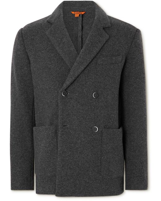 Barena Double-Breasted Wool-Blend Blazer