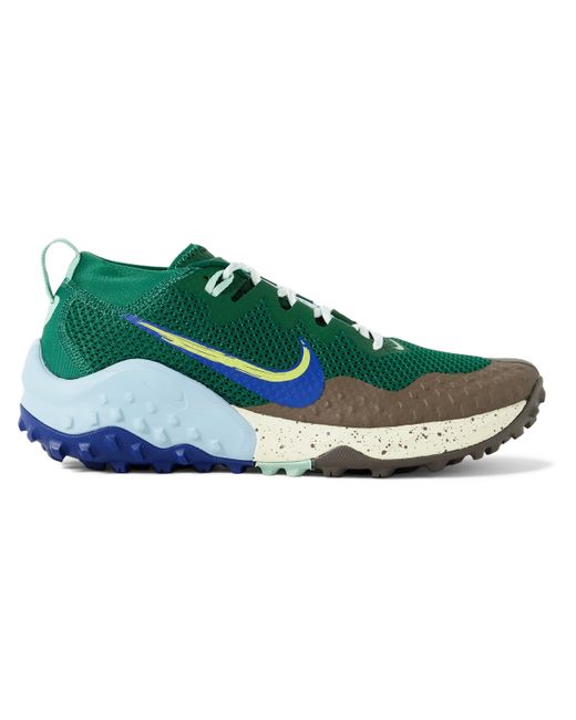 Nike Running Wildhorse 7 Canvas Rubber and Mesh Trail Running Sneakers