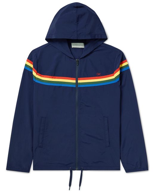 Outerknown Nostalgic Striped ECONYL Shell Hooded Jacket