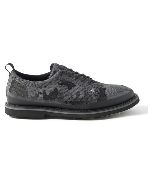 G/Fore Gallivanter PVC-Trimmed Camouflage-Jacquard Golf Shoes