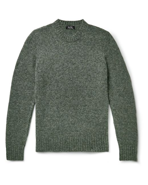A.P.C. . Lucas Brushed Knitted Sweater