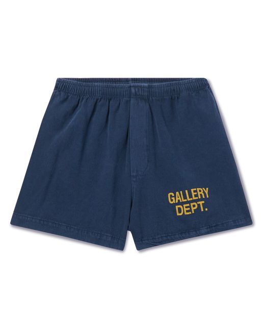 Gallery Dept. Gallery Dept. Zuma Straight-Leg Logo-Print Cotton-Jersey Shorts