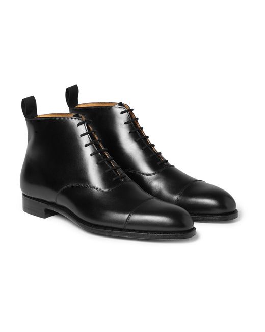 George Cleverley William Leather Ankle Boots