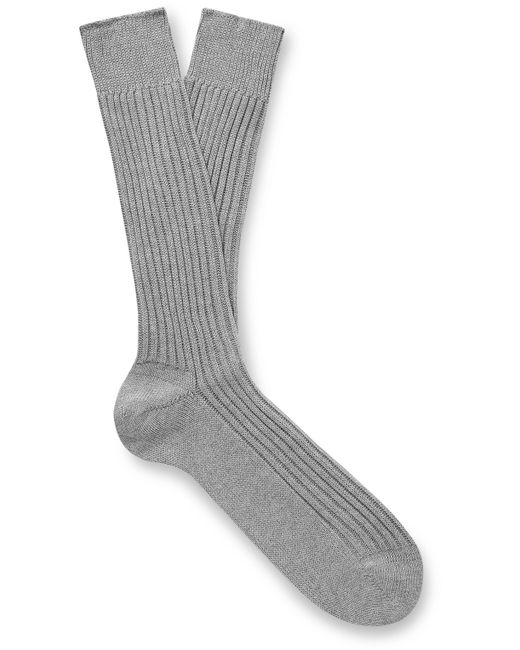 Tom Ford Ribbed Cotton Socks
