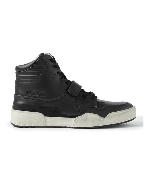 Isabel Marant Alseeh Leather High-Top Sneakers