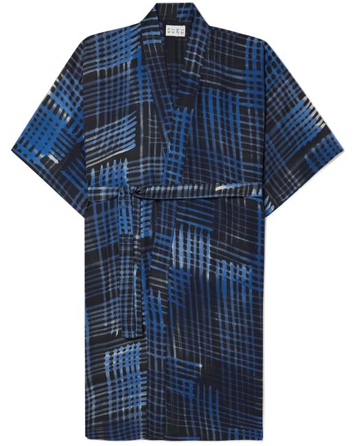 Suku Printed Bamboo-Jersey Robe