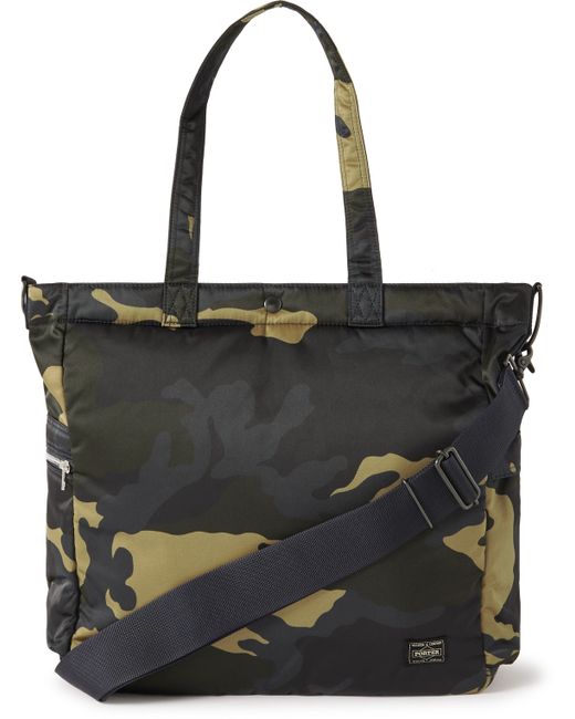 Porter-Yoshida and Co Counter Shade 2Way Camouflage-Print Nylon Tote Bag