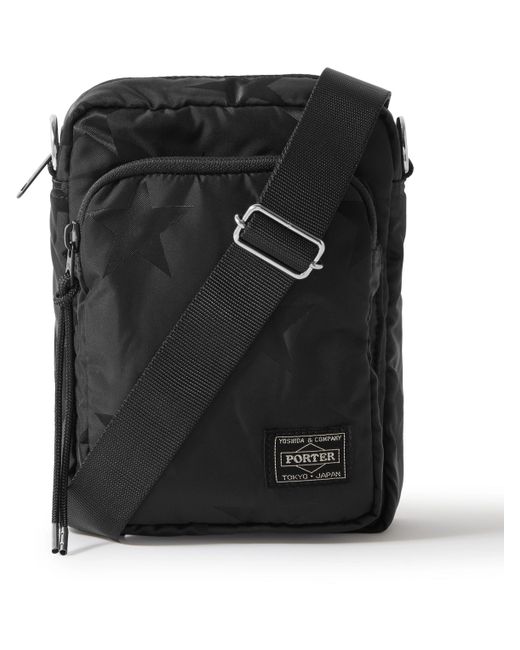 Porter-Yoshida and Co Nylon-Jacquard Messenger Bag