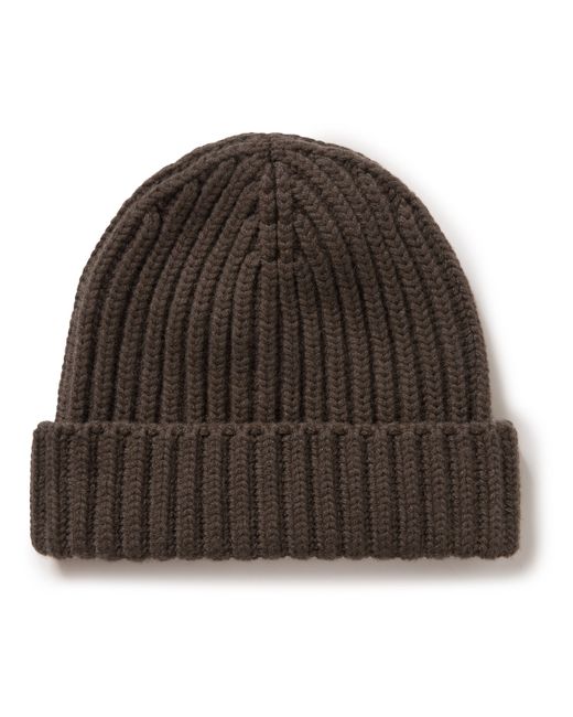 The Row Dibbo Ribbed Cashmere Beanie