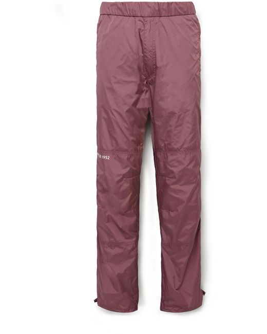 Moncler Genius 2 Moncler 1952 Tapered Logo-Print Shell Trousers