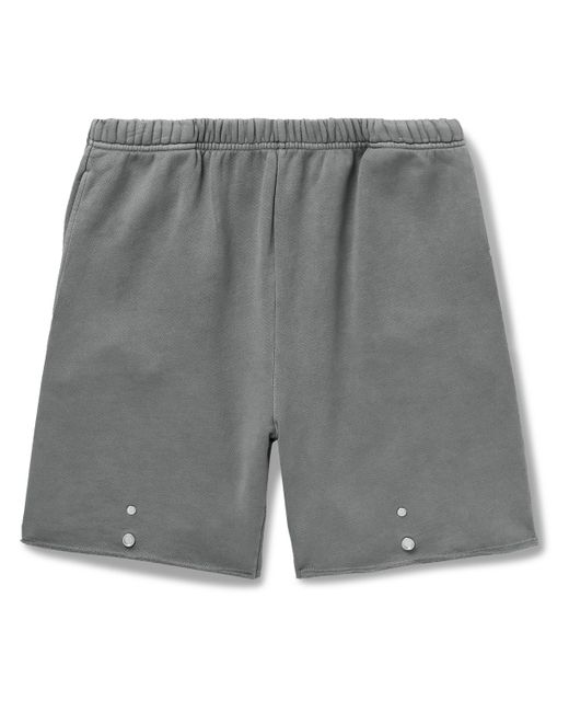 Les Tien Straight-Leg Garment-Dyed Cotton-Jersey Shorts