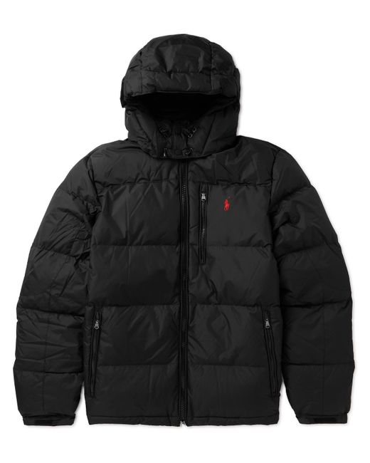 Polo Ralph Lauren Logo-Embroidered Quilted Recycled-Shell Hooded Down Jacket