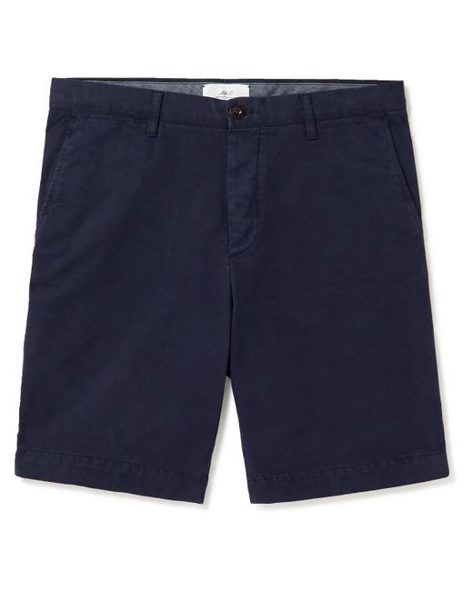 Mr P. Mr P. Straight-Leg Garment-Dyed Cotton-Twill Bermuda Shorts