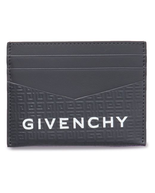 Givenchy Logo-Embossed Leather Cardholder