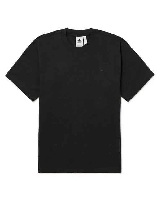Adidas Originals Logo-Embroidered Organic Cotton-Jersey T-Shirt