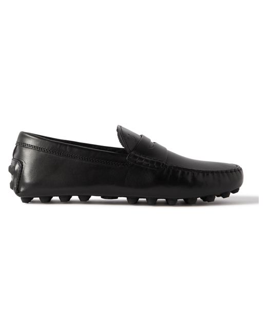 Tod's Gommino Shearling-Lined Leather Driving Shoes