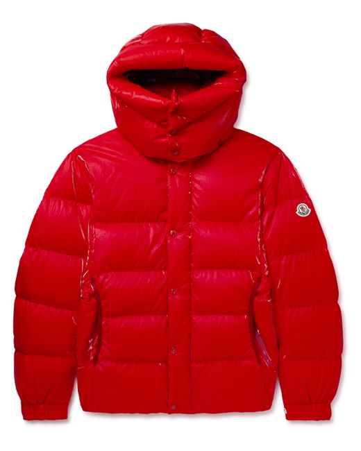 Moncler Verdon Quilted Coated Nylon-Ripstop Down Hooded Jacket