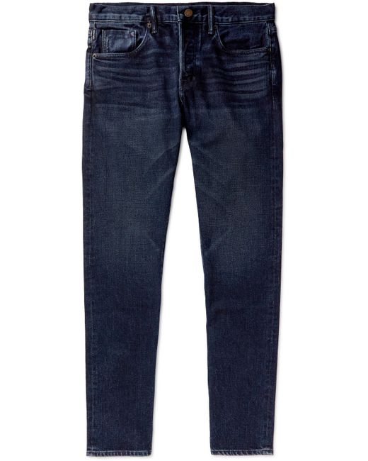 Tom Ford Straight-Leg Garment-Dyed Selvedge Jeans