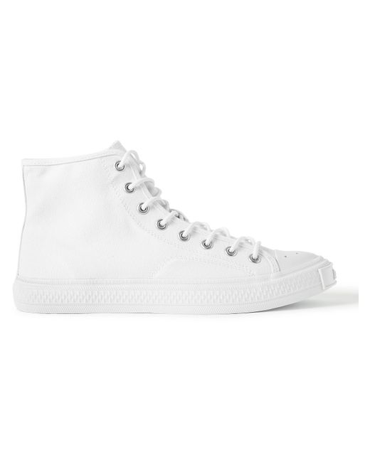 Acne Studios Rubber-Trimmed Canvas High-Top Sneakers