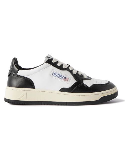 Autry Medalist Two-Tone Leather Sneakers