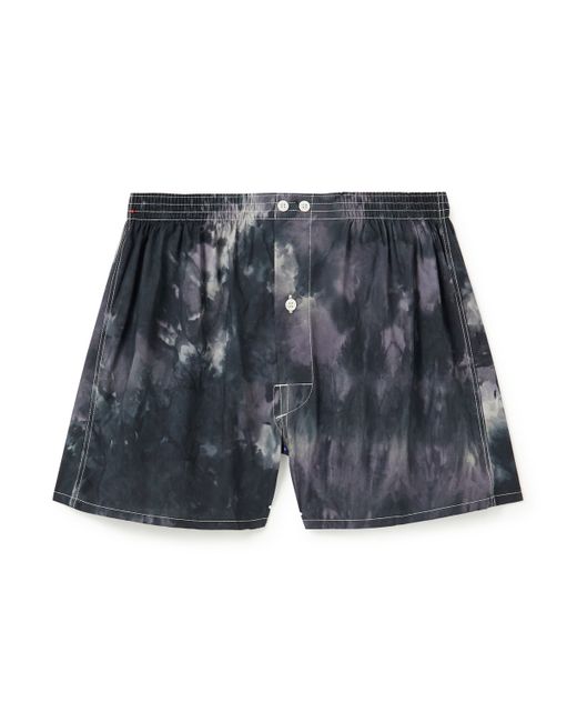 Anonymous Ism Tie-Dyed Cotton Boxer Shorts