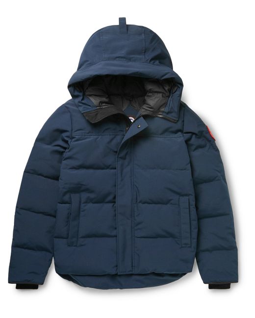 Canada Goose Macmillan Logo-Appliquéd Quilted Shell Hooded Down Parka