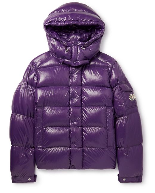 Moncler Maya 70 Logo-Appliquéd Quilted Shell Hooded Down Jacket