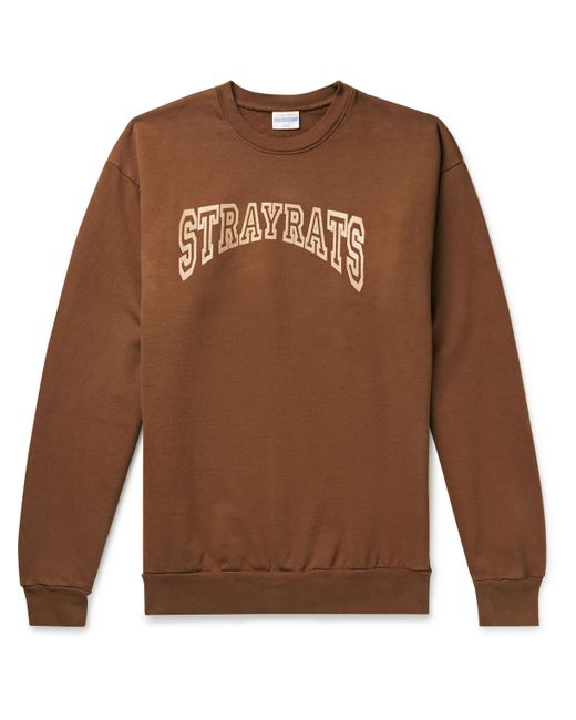 Stray Rats Logo-Print Cotton-Jersey Sweatshirt