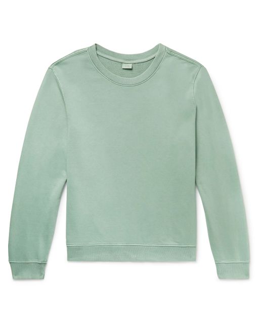 Onia Garment-Dyed Cotton-Jersey Sweatshirt