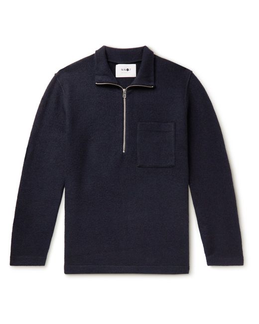 Nn07 Anders Merino Wool Half-Zip Sweater