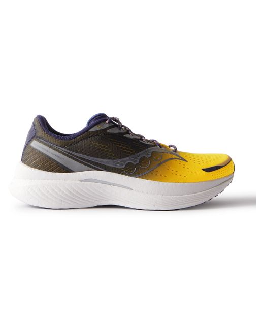 Saucony Endorphin Speed 3 Rubber-Trimmed Mesh Running Sneakers