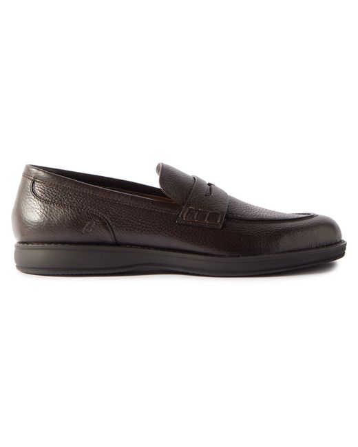 Brioni Full-Grain Leather Penny Loafers