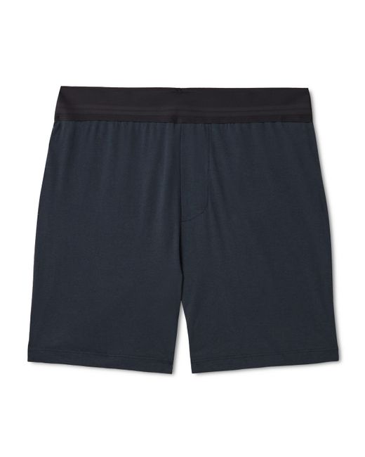 James Perse Luxe Lotus Cotton-Jersey Boxer Shorts