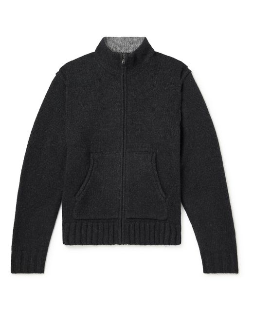 James Perse Knitted Zip-Up Cardigan