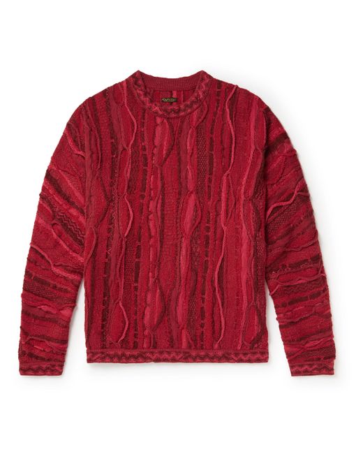 Kapital Jacquard-Knit Cotton-Blend Sweater