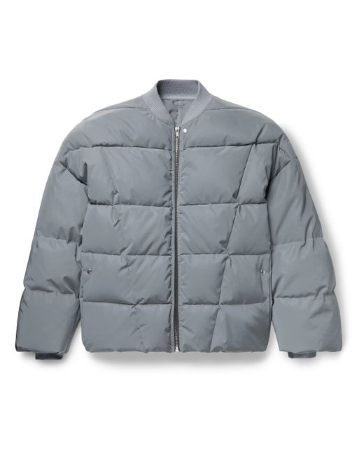 Rick Owens Reflex Oversized Quilted Reflective Shell Down Jacket