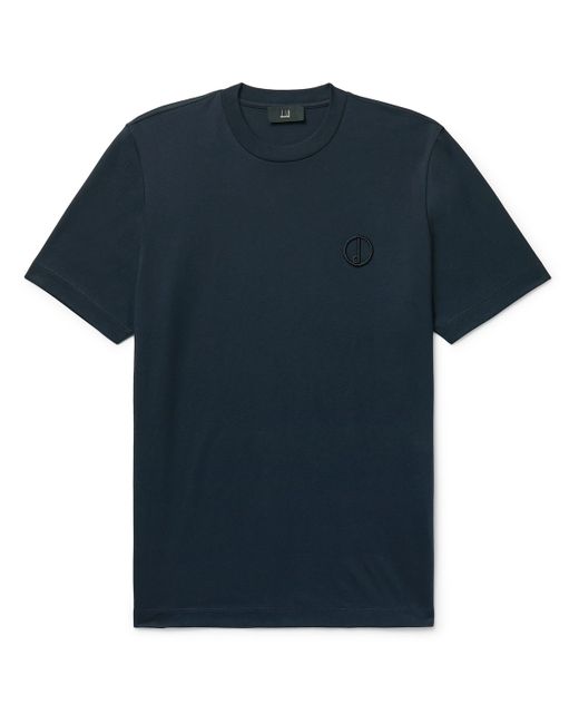Dunhill Slim-Fit Logo-Embroidered Cotton-Jersey T-Shirt