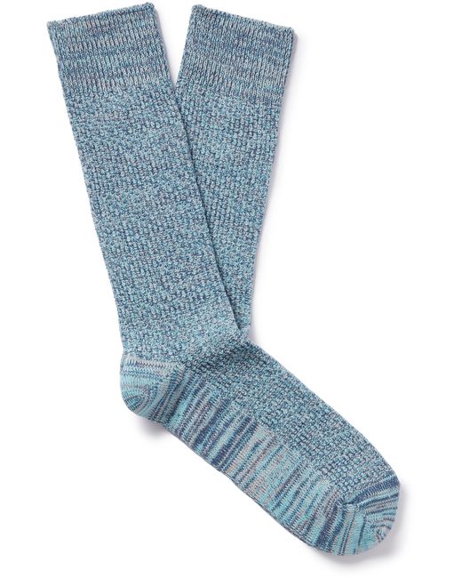 Mr P. Mr P. Cotton-Blend Piqué Socks