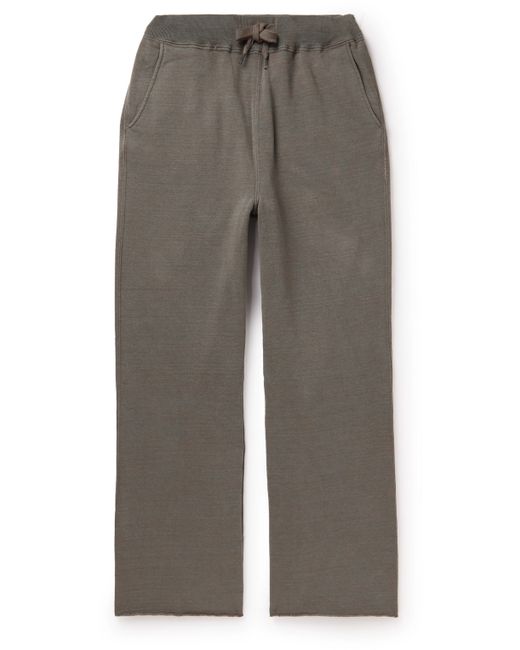Remi Relief Wide-Leg Cotton-Blend Jersey Sweatpants