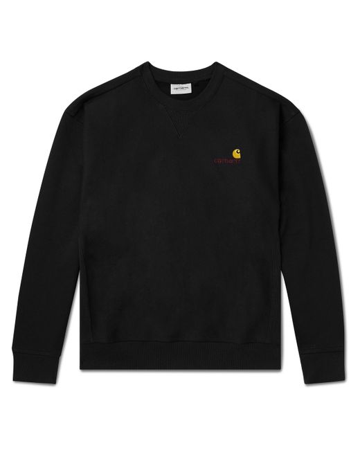 Carhartt Wip Logo-Embroidered Cotton-Blend Jersey Sweatshirt