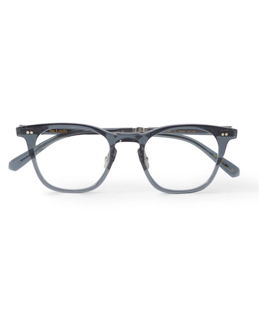 Mr Leight Wright Round-Frame Acetate Optical Glasses