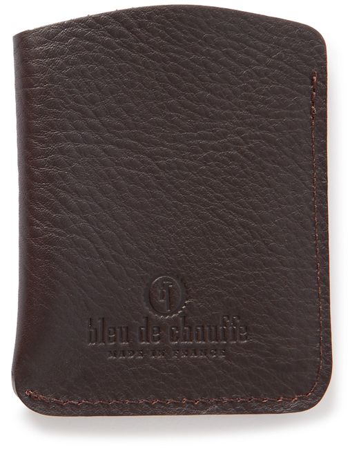 Bleu De Chauffe Intro Logo-Debossed Full-Grain Leather Cardholder