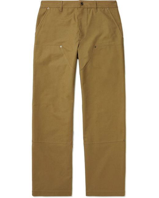 Loewe Straight-Leg Cotton-Canvas Trousers