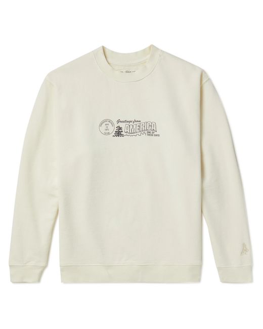 One Of These Days Printed Cotton-Jersey Sweatshirt