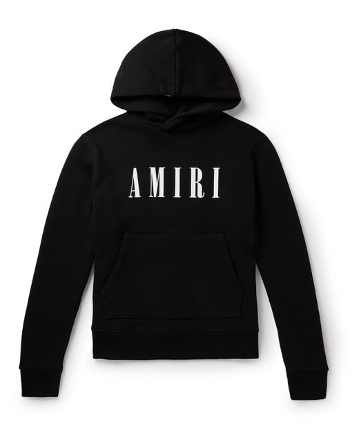 Amiri Logo-Print Cotton-Jersey Hoodie
