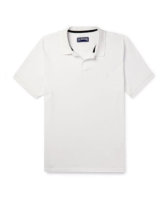 Vilebrequin Logo-Embroidered Cotton-Piqué Polo Shirt