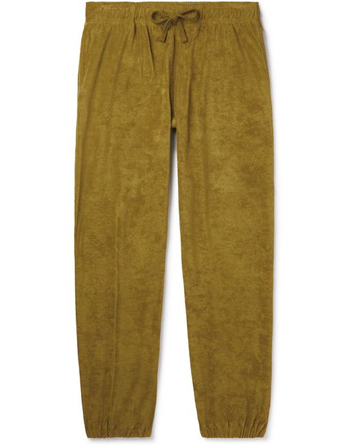 Vilebrequin Play Tapered Cotton-Blend Terry Trousers